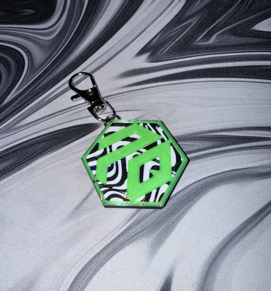 Psyde Quest x Puddled Visions Keychain