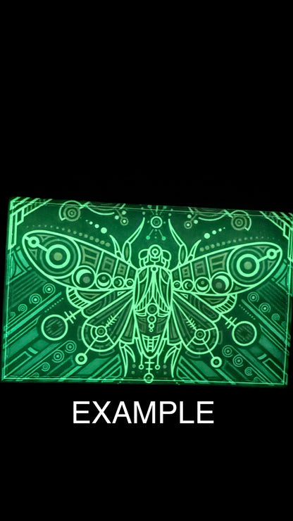 Custom Glow in the Dark PVC Velcro Patch