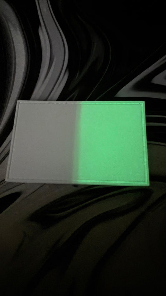 Custom Glow in the Dark PVC Velcro Patch